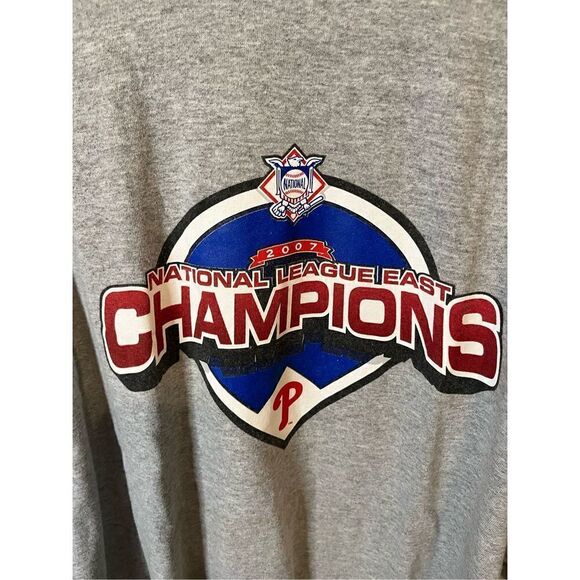 Vintage Phillies National League East 2007 Champions XL - Picture 3 of 8